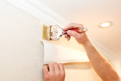 Pose de papier peint à Mournans-Charbonny — revêtements muraux et toiles de verre